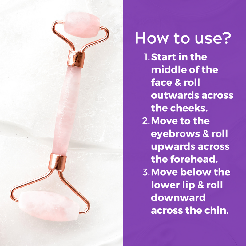 Rose Quartz Facial Roller