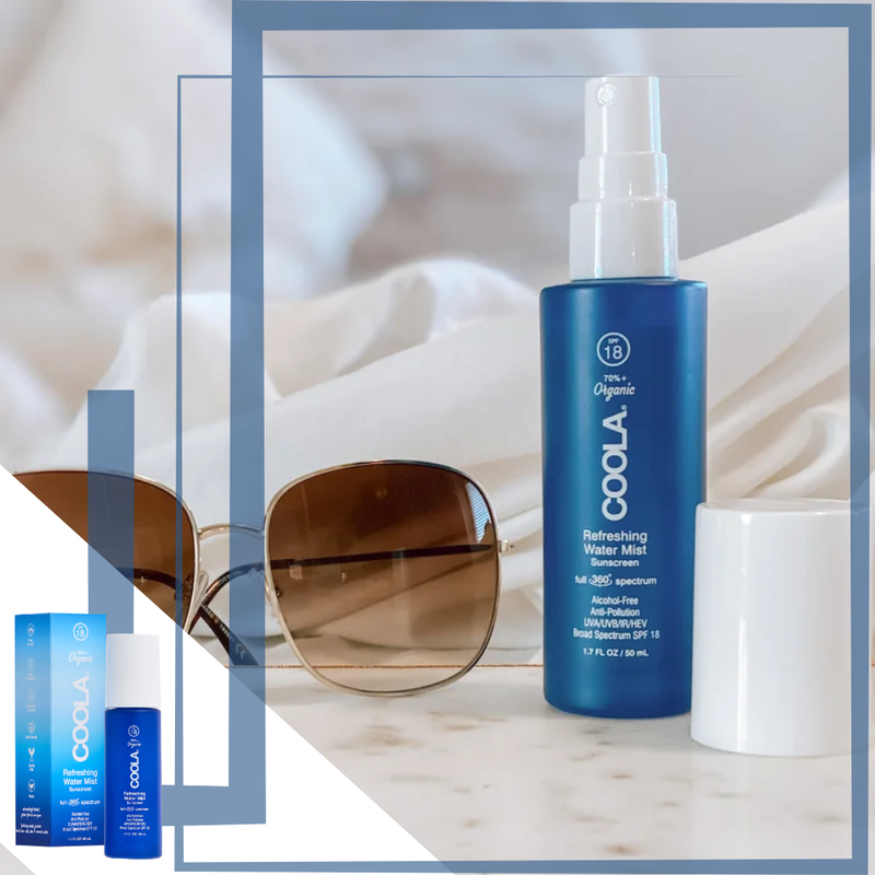 Refreshing Water Mist Organic Face Sunscreen SPF 18