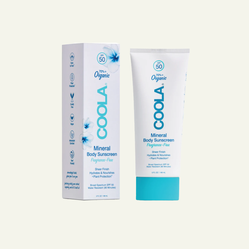 Mineral Body Organic Sunscreen Lotion SPF 50 - Fragrance Free