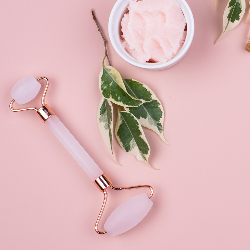 Rose Quartz Facial Roller