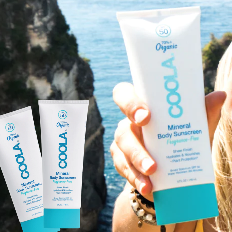 Mineral Body Organic Sunscreen Lotion SPF 50 - Fragrance Free