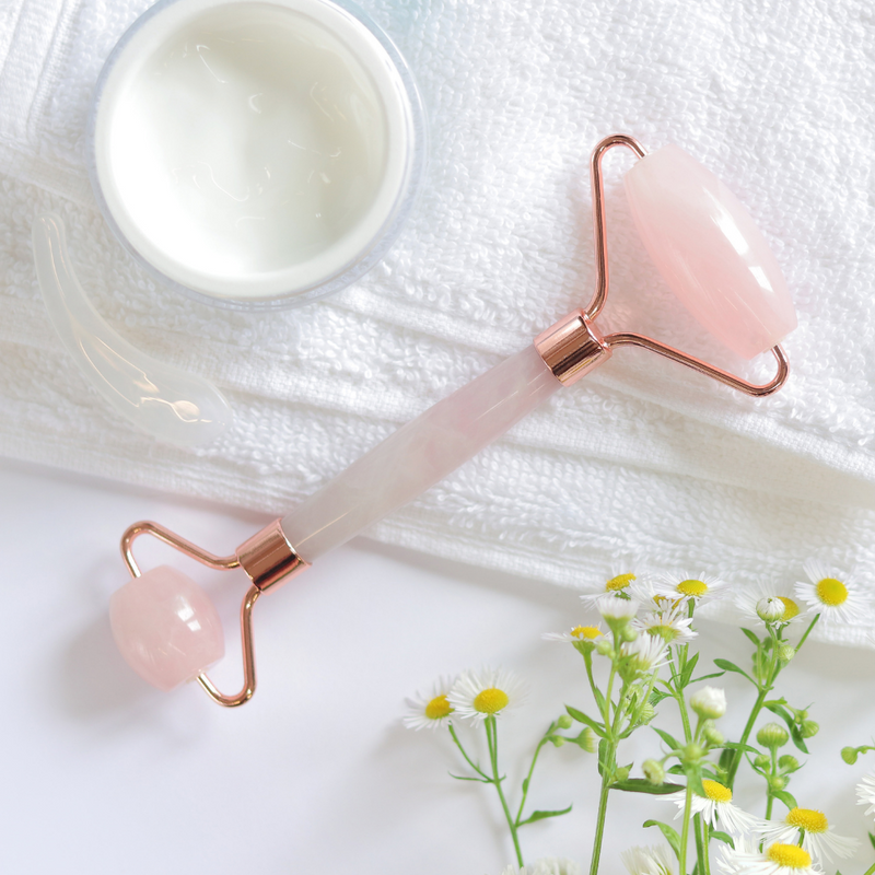 Rose Quartz Facial Roller