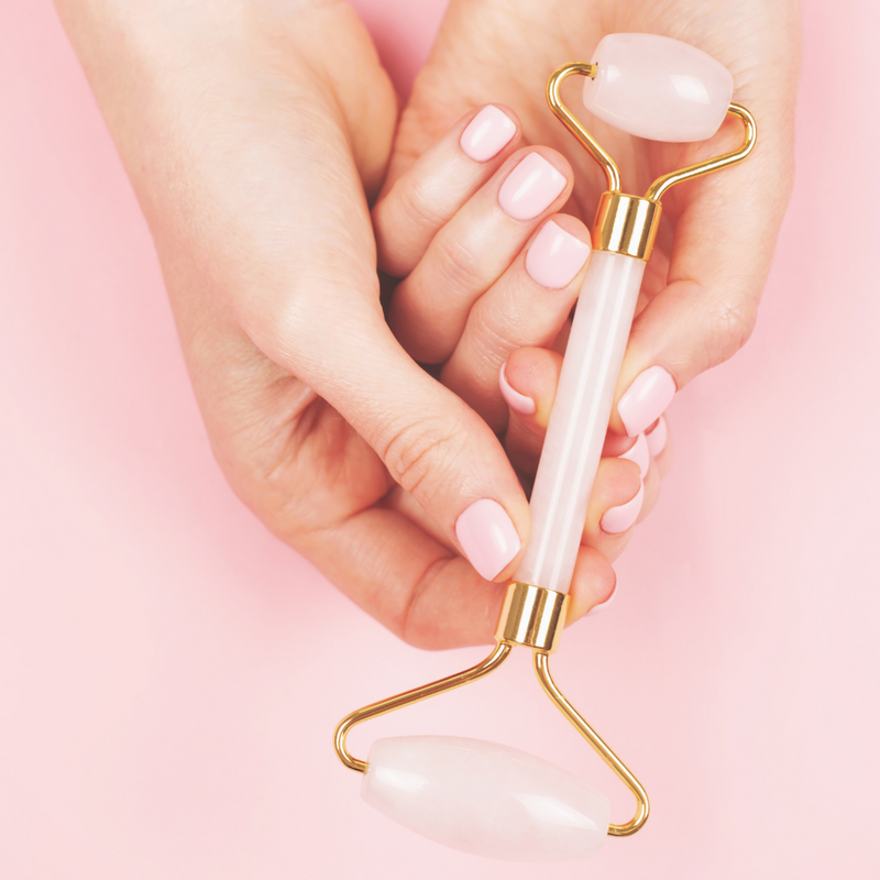Rose Quartz Facial Roller